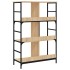 Estantería de madera ingeniería roble Sonoma 78,5x33x117,5
