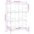 Estantería de madera ingeniería roble Sonoma 78,5x33x117,5