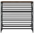Mueble zapatero madera de ingeniería marrón roble 90x30x85