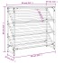 Mueble zapatero madera de ingeniería marrón roble 90x30x85