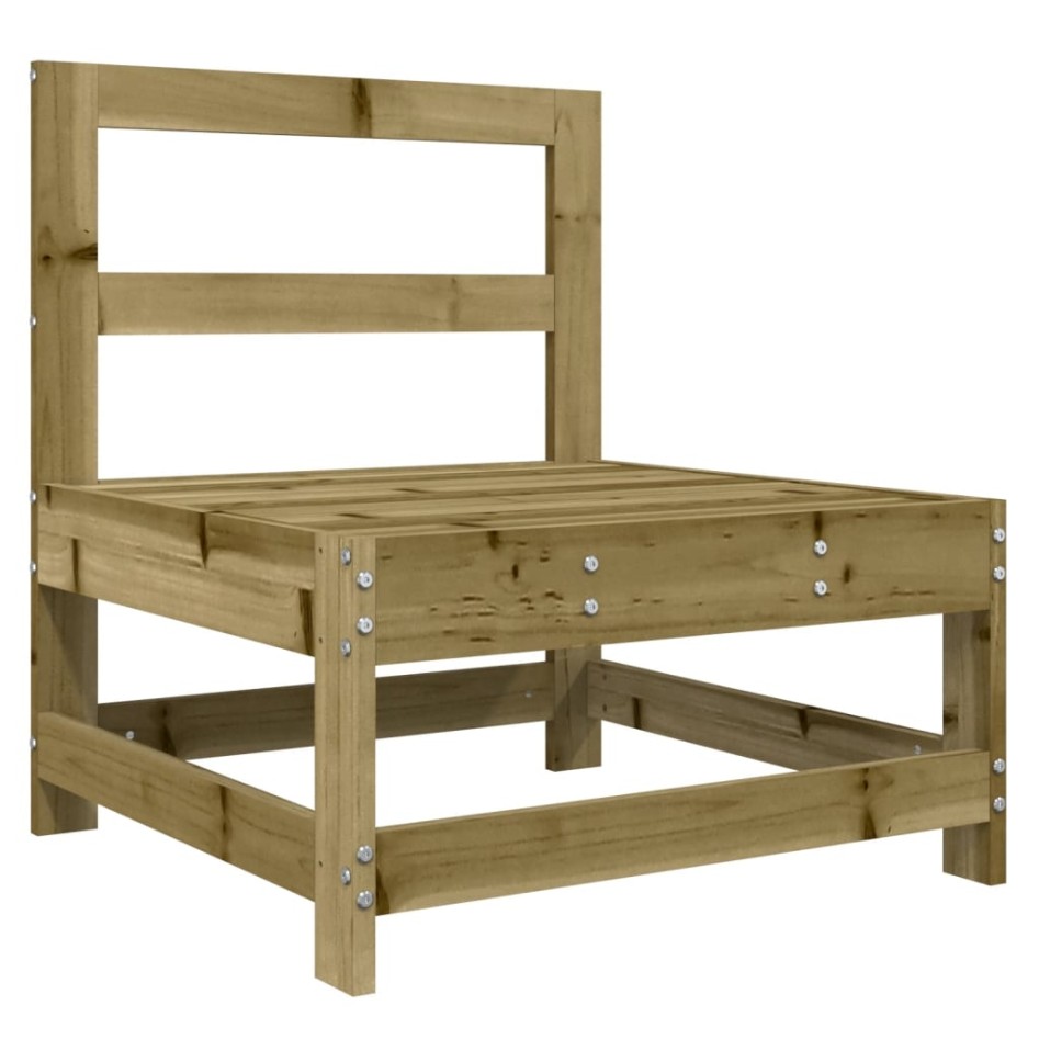 Sofá central con cojines madera de pino