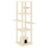 Rascador para gatos con postes de sisal crema 154
