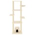Rascador para gatos con postes de sisal crema 154
