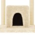 Rascador para gatos con postes de sisal crema 154