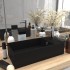 Lavabo con rebosadero cerámica negro