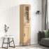 Aparador de madera contrachapada roble Sonoma 34,5x34x180
