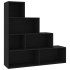 Estantería/divisor madera contrachapada negro 155x24x160