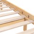 Estructura de cama sin colchón madera maciza 160x200