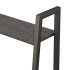 Estantería de pie 4 baldas negro 56x35x140