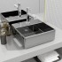 Lavabo con orificio para grifo 38x30x11,5 cm cerámica