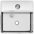 Lavabo con orificio para grifo 38x30x11,5 cm cerámica