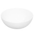 Lavabo redondo de cerámica blanco 36x15