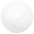 Lavabo redondo de cerámica blanco 36x15