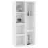 Estantería librería madera contrachapada blanco 50x25x106
