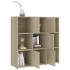 Estantería madera contrachapada color roble Sonoma 90x30x90