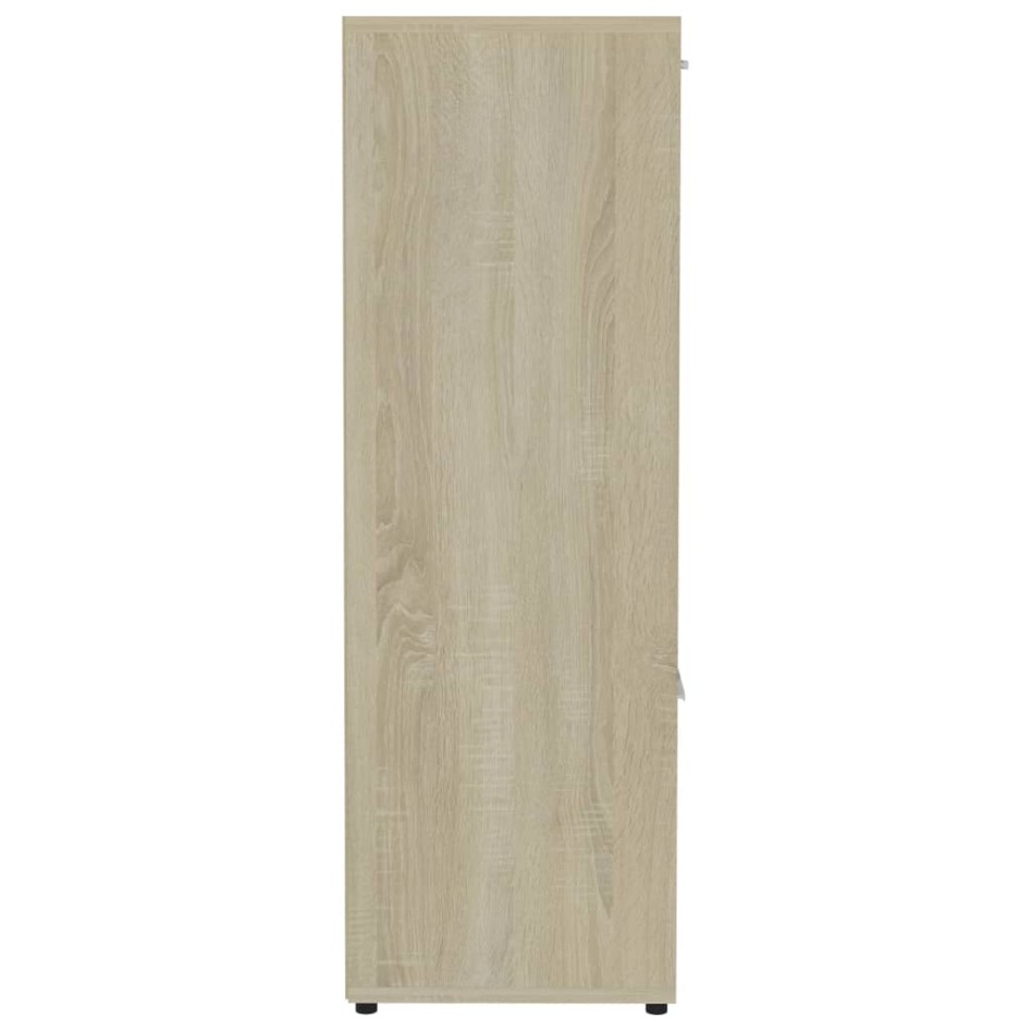 Estantería madera contrachapada color roble Sonoma 90x30x90