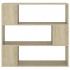 Estantería divisor de espacios color roble Sonoma 100x24x94