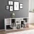 Estantería librería madera contrachapada blanco 67x24x161