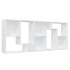 Estantería librería madera contrachapada blanco 67x24x161
