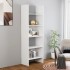 Estantería librería madera contrachapada blanco 60x35x180