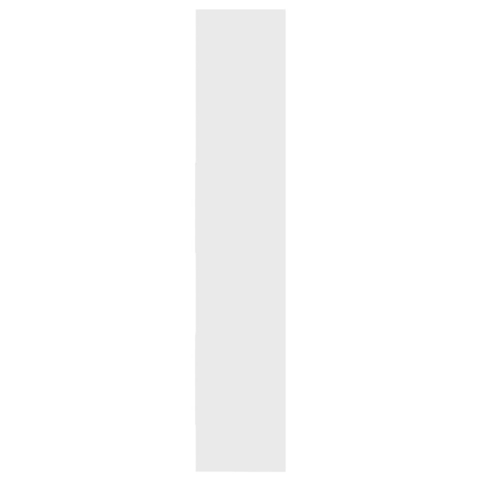 Estantería librería madera contrachapada blanco 60x35x180