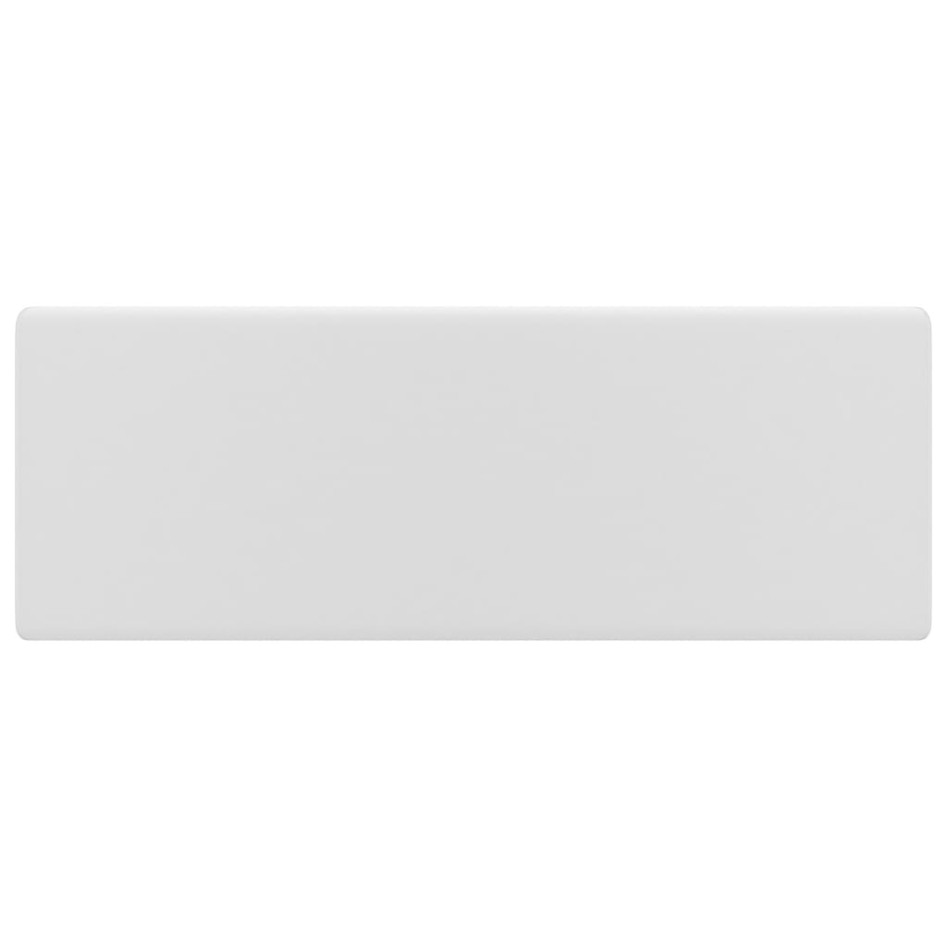 Lavabo cuadrado rebosadero cerámica blanco mate 41x41