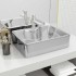 Lavabo con orificio para grifo 48x37x13,5 cm cerámica