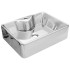 Lavabo con orificio para grifo 48x37x13,5 cm cerámica