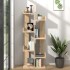 Estantería de madera de ingeniería roble Sonoma 48x25,5x140