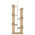 Estantería de madera de ingeniería roble Sonoma 48x25,5x140