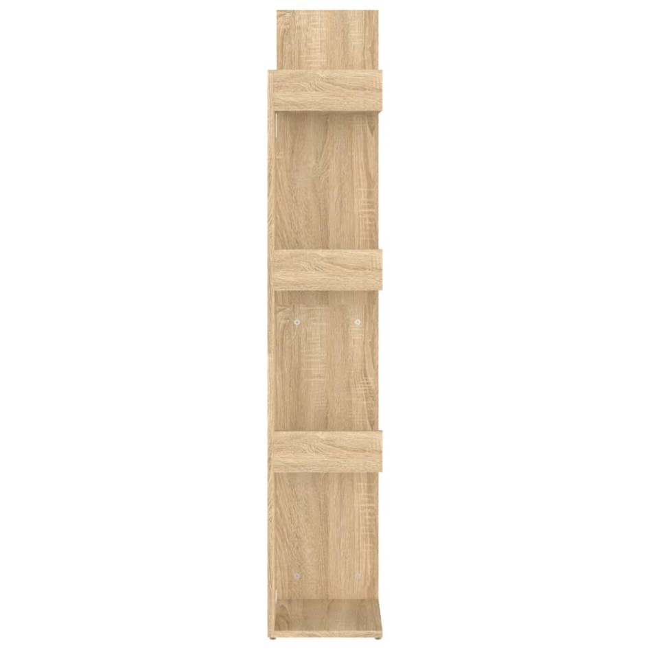 Estantería de madera de ingeniería roble Sonoma 48x25,5x140