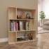 Estantería madera contrachapada color roble Sonoma 80x24x96