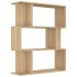 Estantería madera contrachapada color roble Sonoma 80x24x96