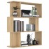 Estantería madera contrachapada color roble Sonoma 80x24x96