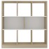 Estantería madera contrachapada blanco y roble 97,5x29,5x100