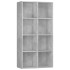 Estantería/Aparador madera contrachapada gris 66x30x130