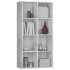 Estantería/Aparador madera contrachapada gris 66x30x130