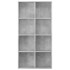 Estantería/Aparador madera contrachapada gris 66x30x130