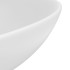 Lavabo de cuarto de baño redondo cerámica blanco