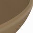 Lavabo de lujo redondo cerámica crema mate 32,5x14