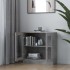 Vitrina de madera contrachapada gris hormigón 82,5x30,5x80