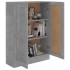 Armario de libros contrachapada gris hormigón 82,5x30,5x11