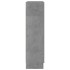 Armario de libros contrachapada gris hormigón 82,5x30,5x11