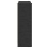 Estantería de madera contrachapada negro 80x24x75