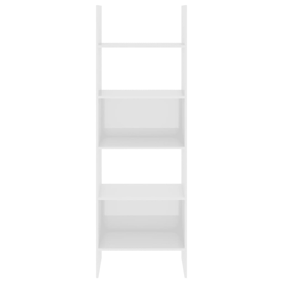 Estantería madera contrachapada blanco brillante 60x35x180