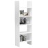 Estantería madera contrachapada blanco brillante 60x35x180