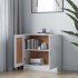 Estantería librería madera contrachapada blanco 82,5x30,5x80