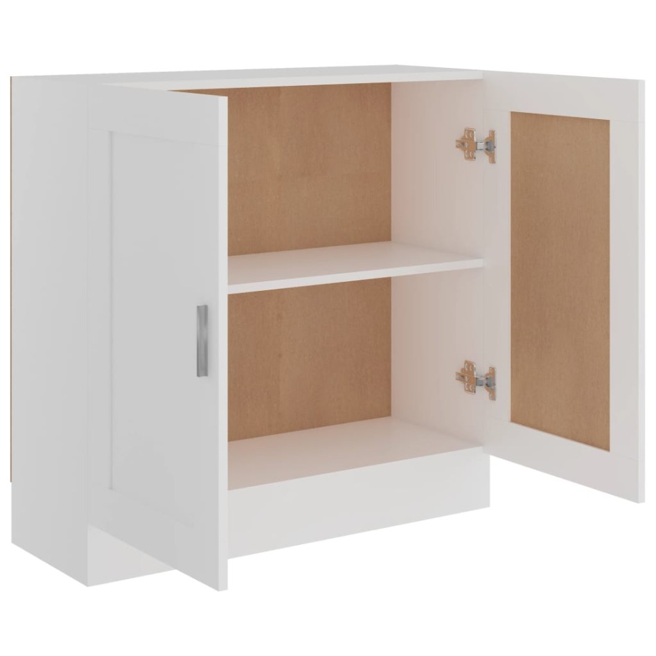 Estantería librería madera contrachapada blanco 82,5x30,5x80