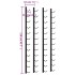 Botelleros de pared para 12 botellas hierro negro 2
