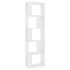 Estantería/divisor madera contrachapada blanco 45x24x159